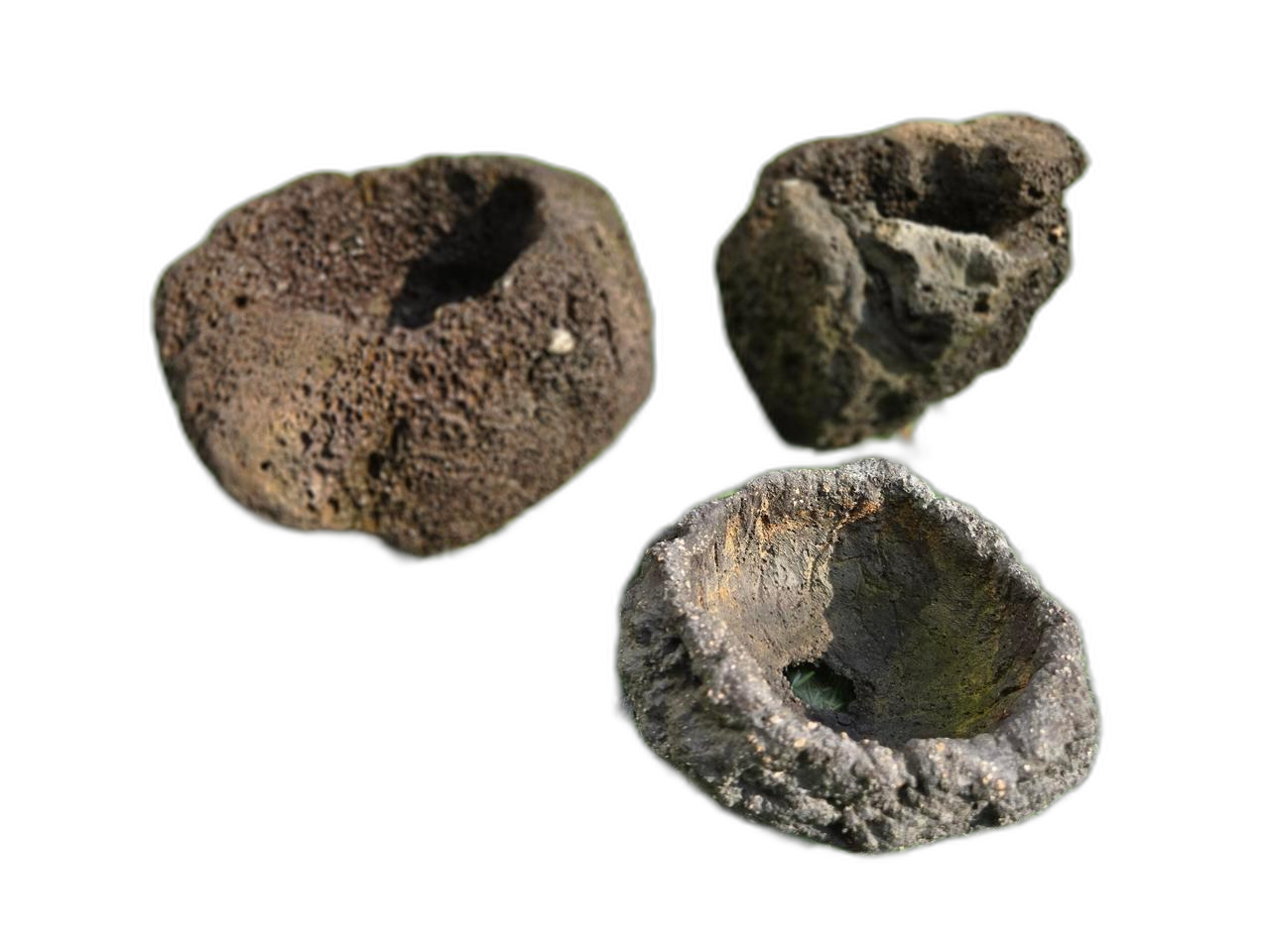 12349.  제주 돌 화분