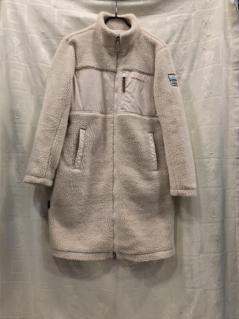 머렐 여성 뽀글이 롱 후리스 아이보리 66