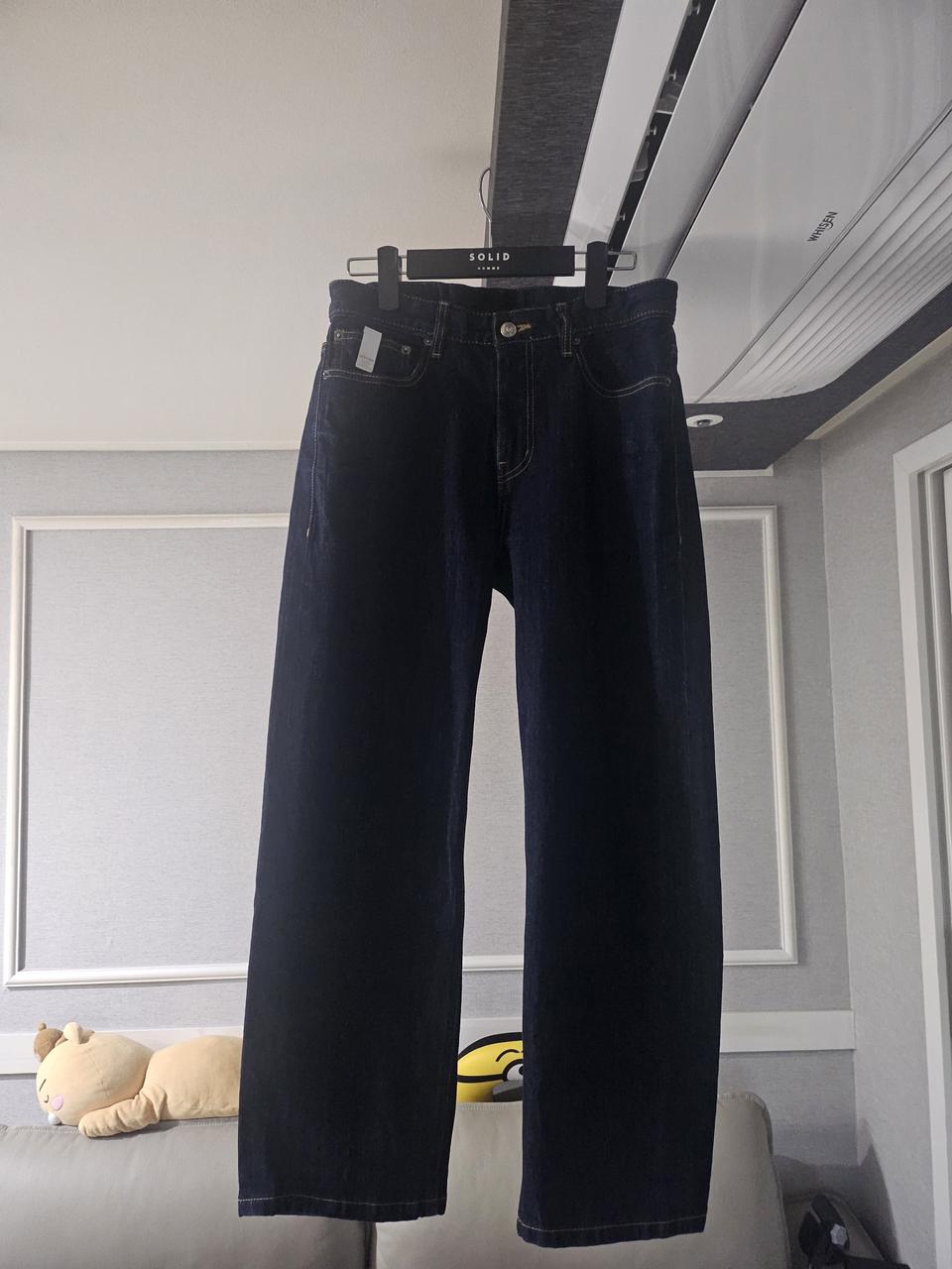 [거의 새것] 질스튜어트뉴욕 청 데님 팬츠 바지 78