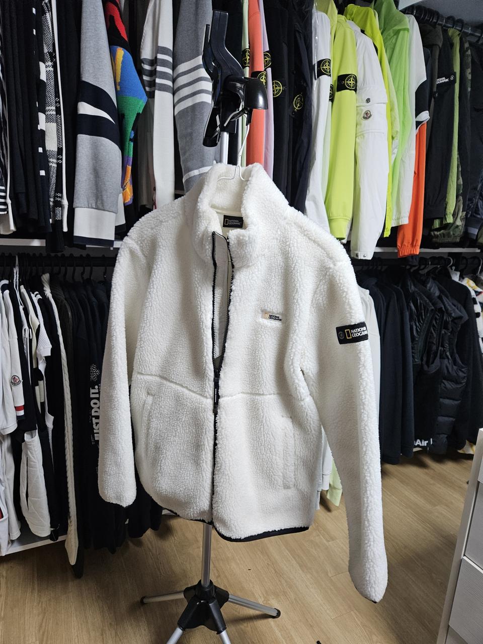 내셔널지오그래픽 패치 후리스 집업(새거) 남녀공용