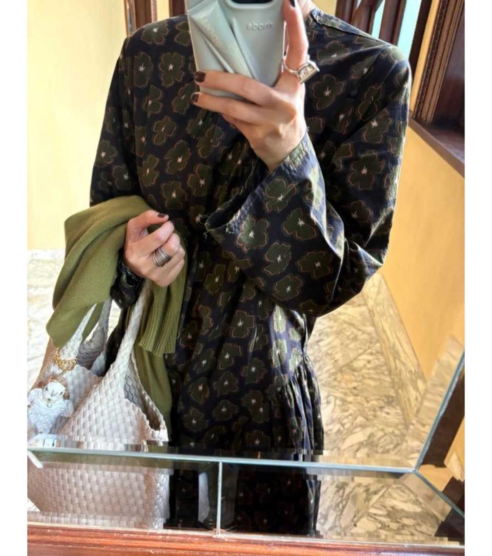 위꼬모 상하이드레스 카키색상 s사이즈