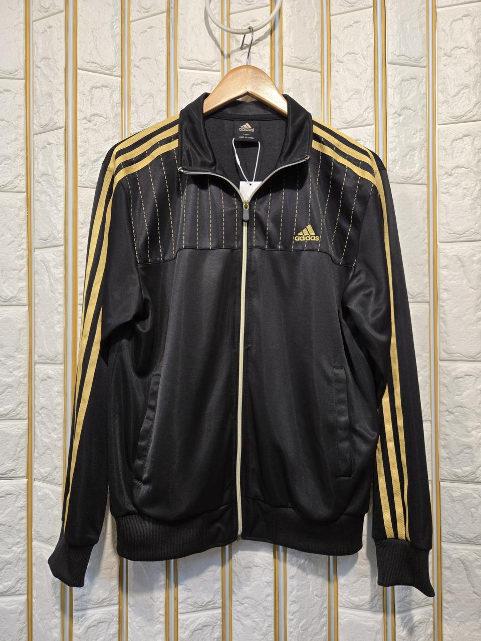 아디다스 골드블랙 져지 트레이닝상의 100