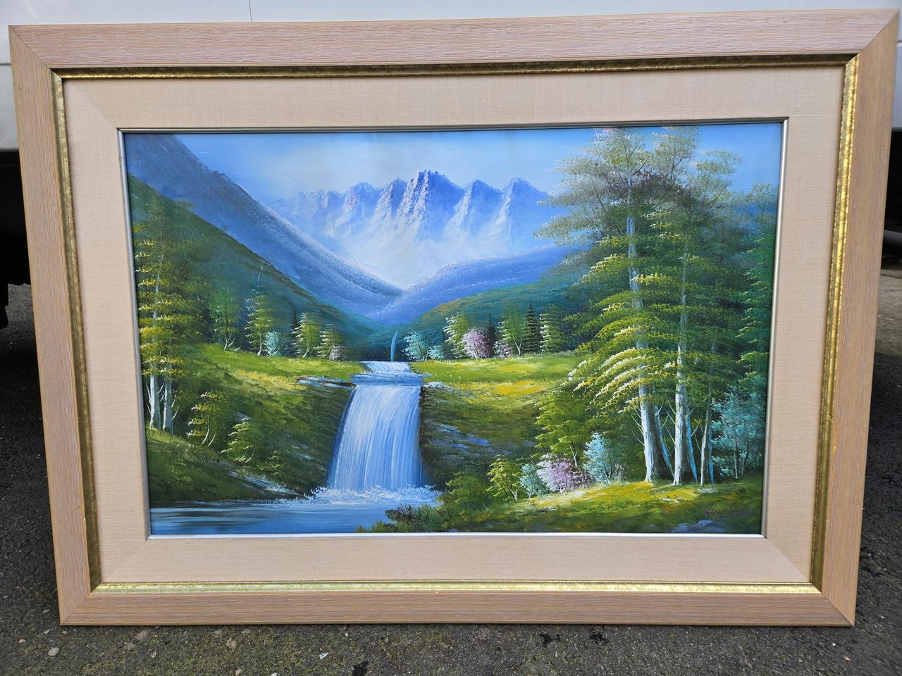 12362. 풍경 유화 액자