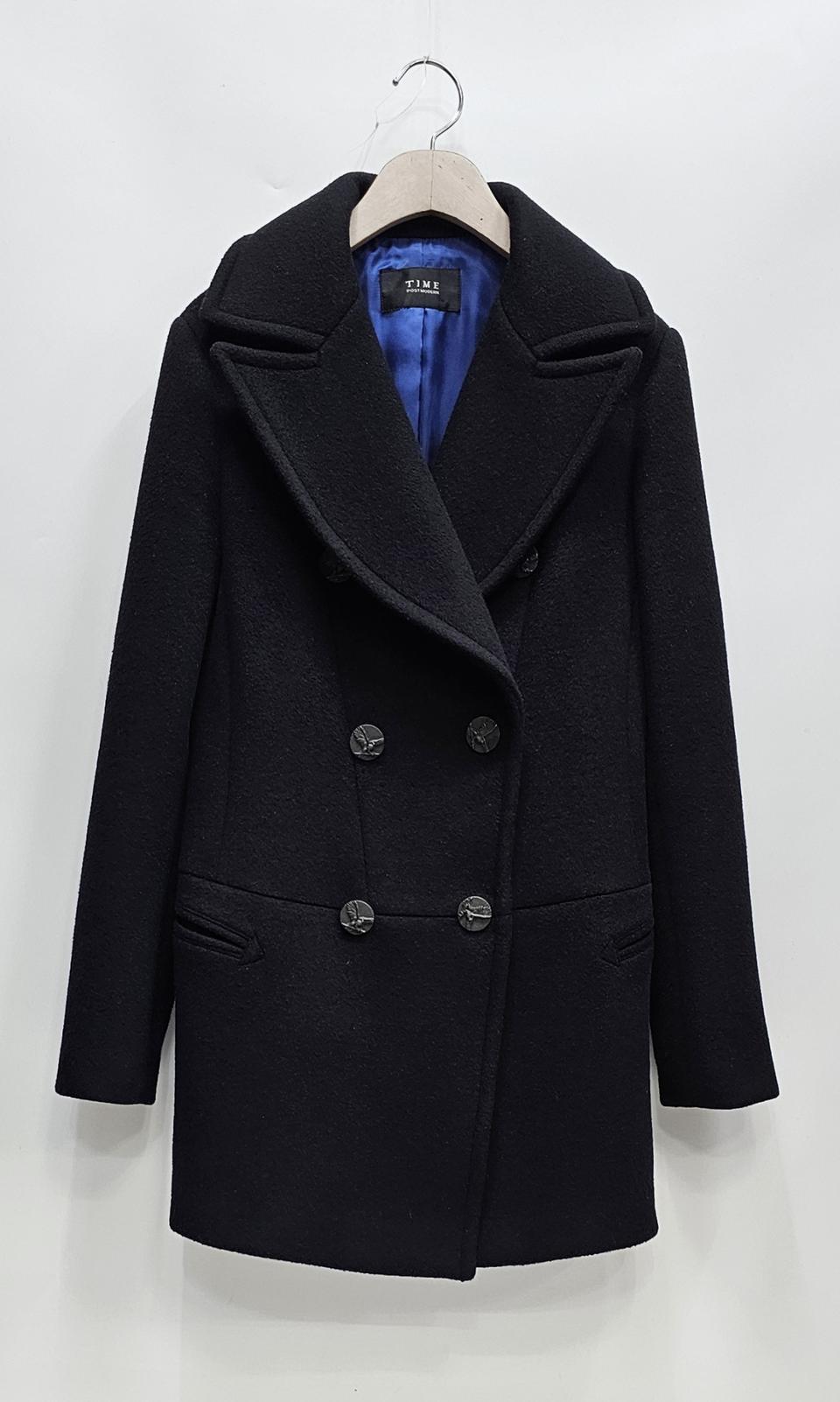 TIME 한섬 타임 더블 자켓 코트