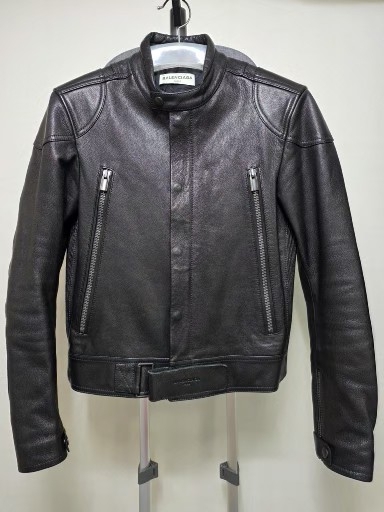 발렌시아가 레더 바이크자켓 정품