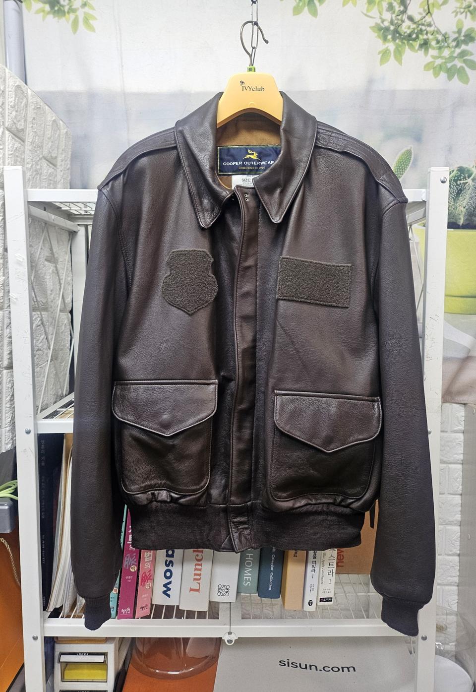 쿠퍼 COOPER A-2 플라이트 46 빈티지 남성가죽자켓  XD27