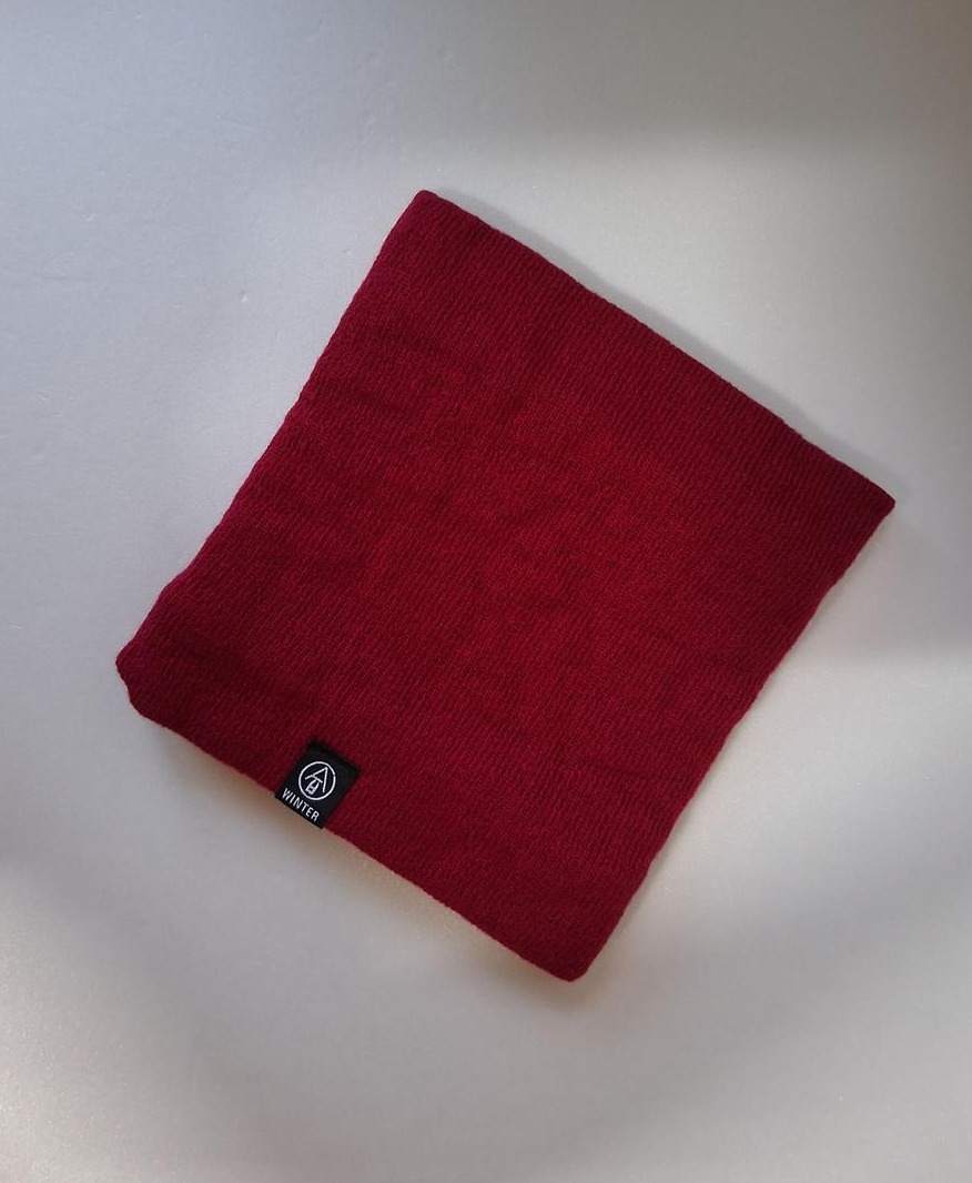 버건디 넥워머 새상품