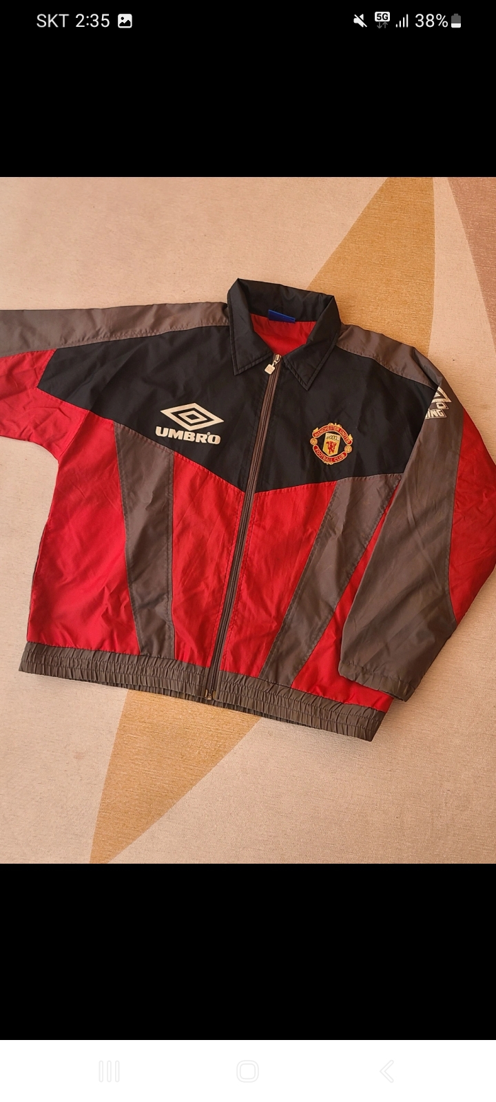 맨체스터유나이티드 빈티지 자켓
