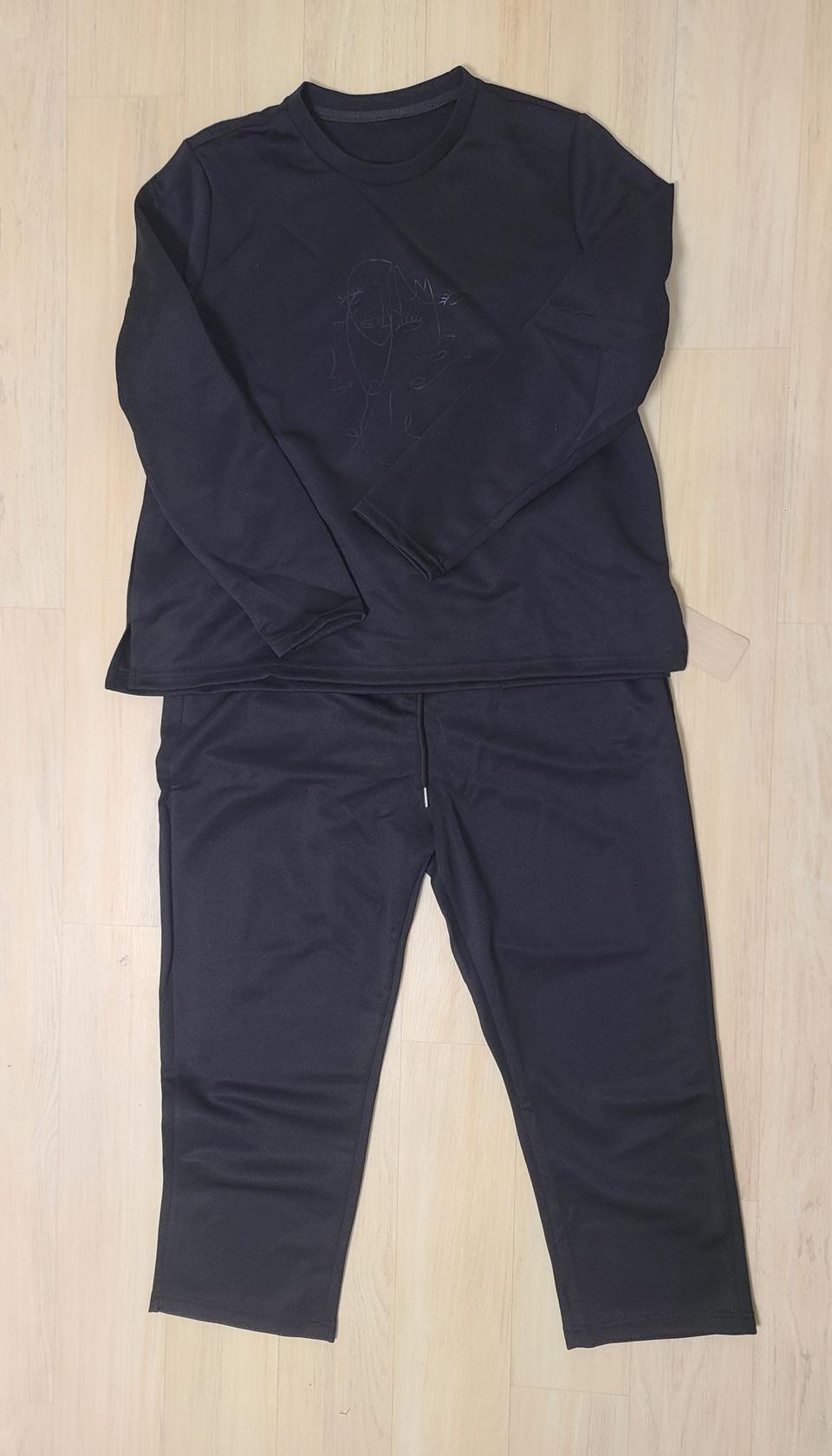 블랙 트레이닝복세트77~88