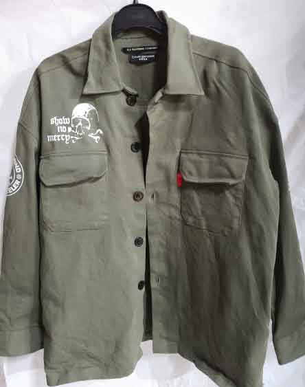 남성 커스텀 데님자켓,셔츠 105사이즈