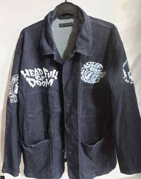 남성 커스텀 데님자켓, 셔츠 105사이즈