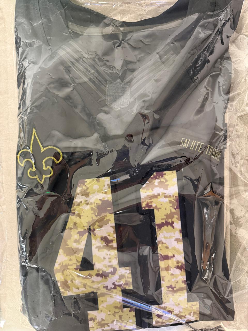 [새상품] NFL 뉴올리언스 세인츠 레트로 메모리얼 데이 저지_41번