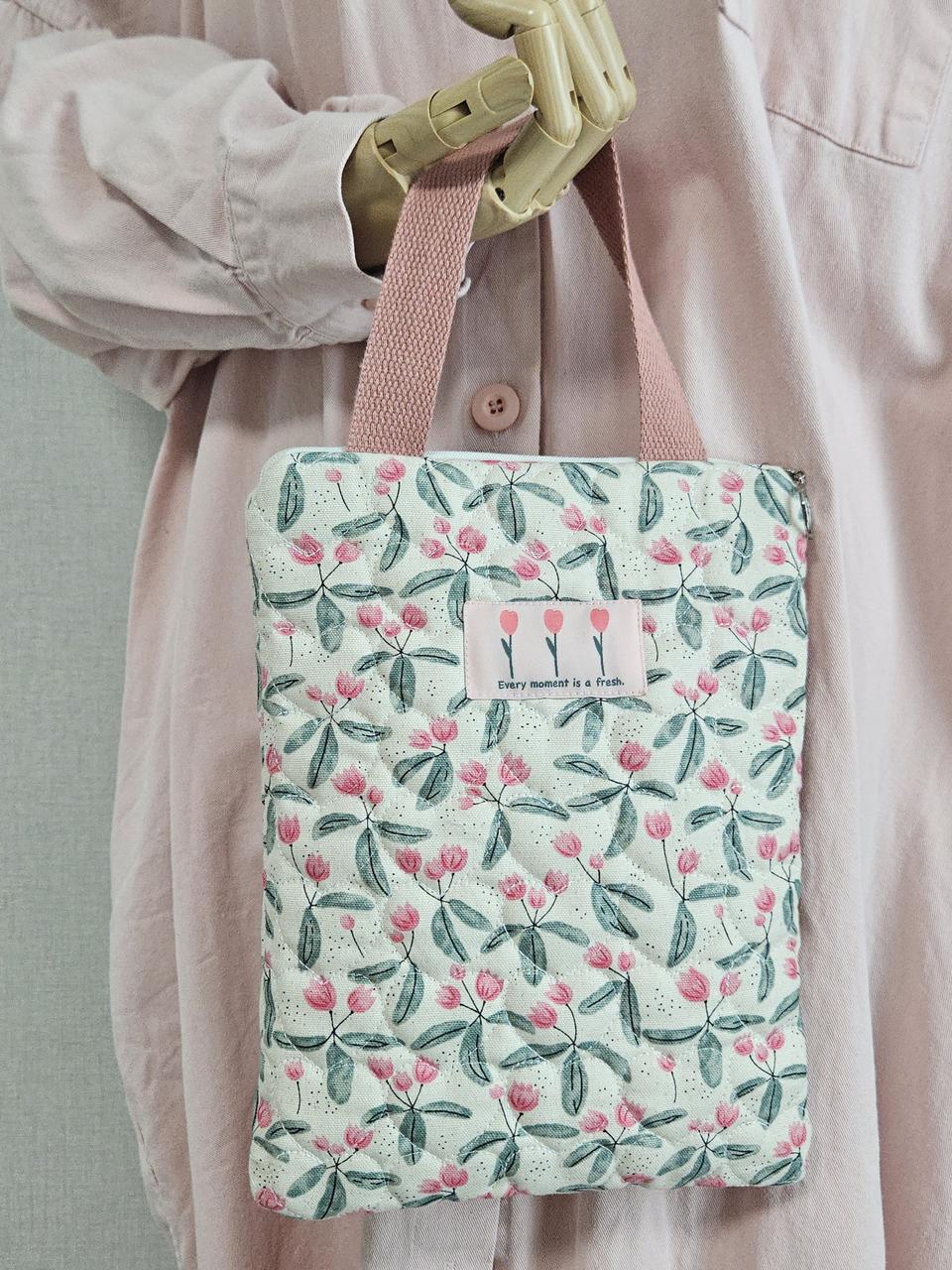 튤립하트 핸들파우치