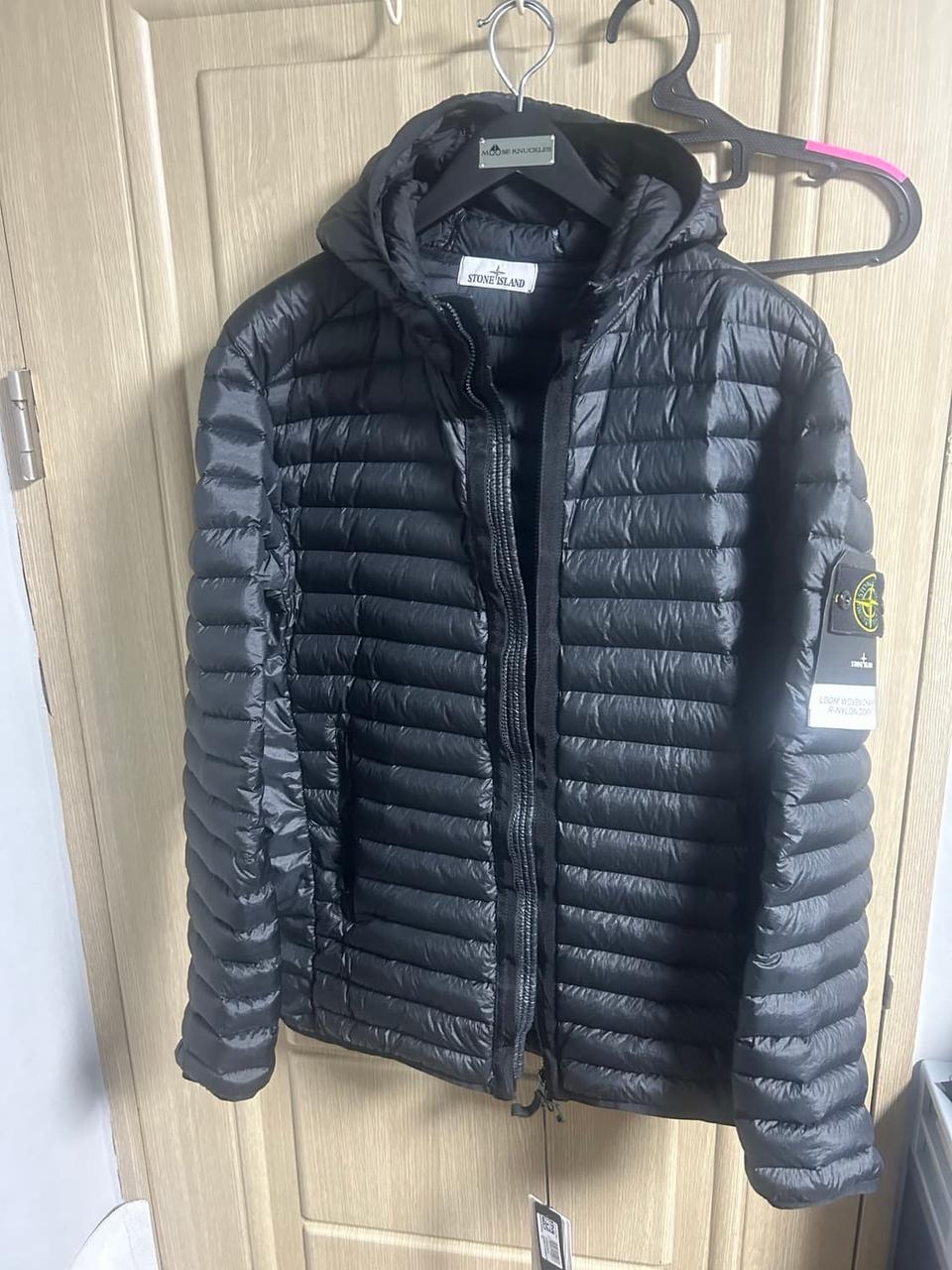 스톤아일랜드 후드 경량패딩