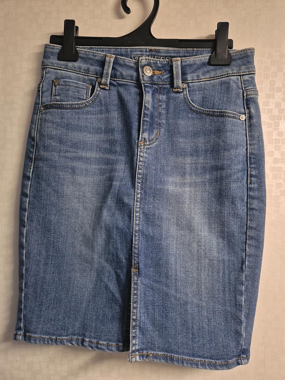 GUESS 게스 데님 스커트