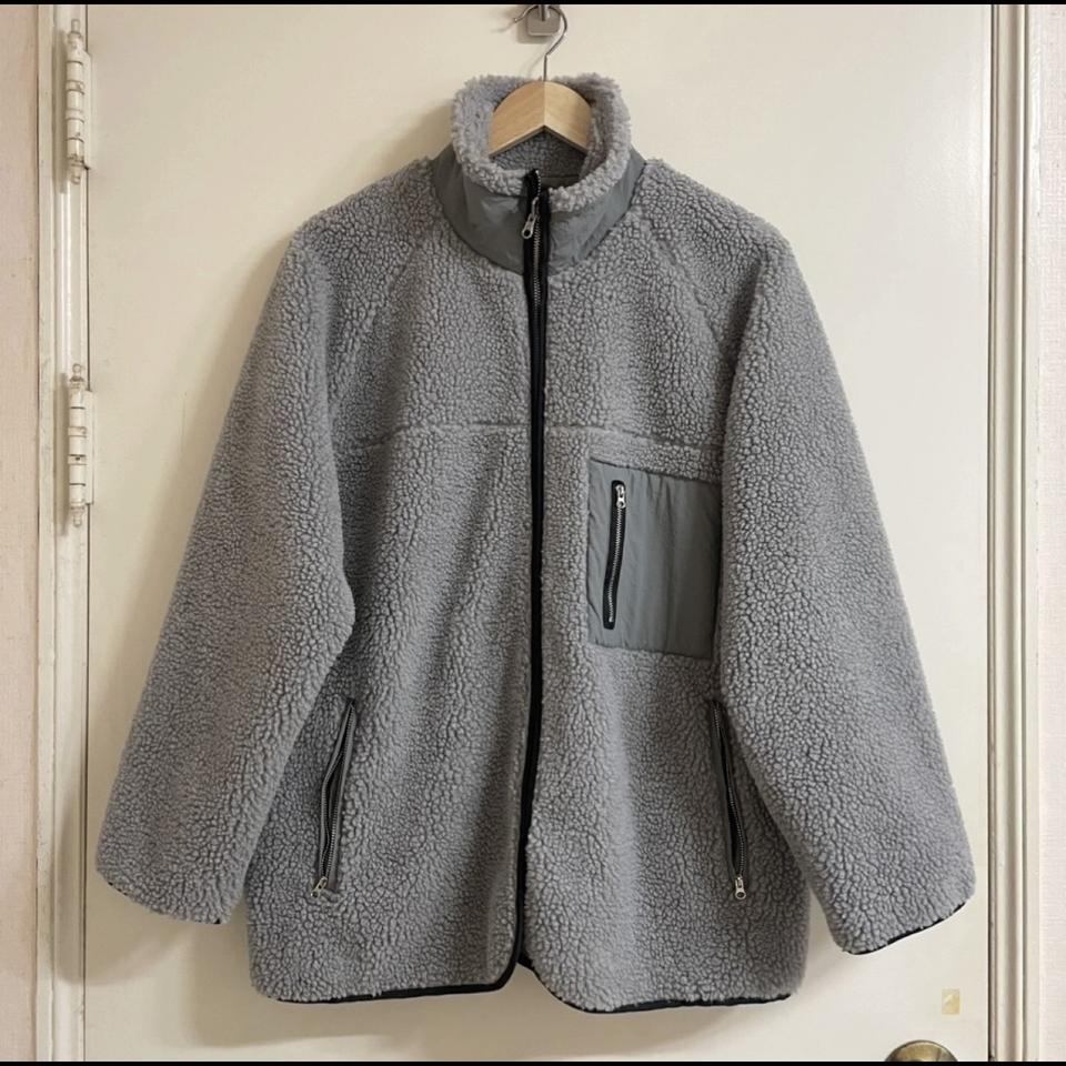 [새상품] 오버사이즈 리버시블 양면 양털 후리스