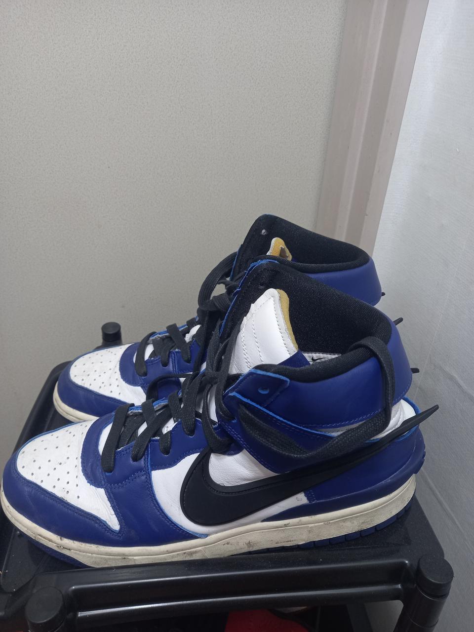 나이키 엠부쉬 블루 265