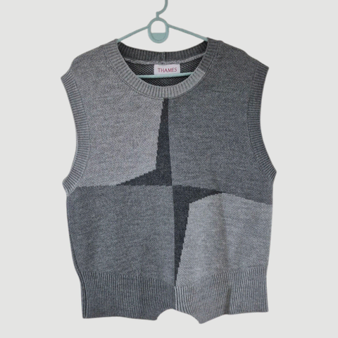 [M]THAMES템즈 니트 조끼