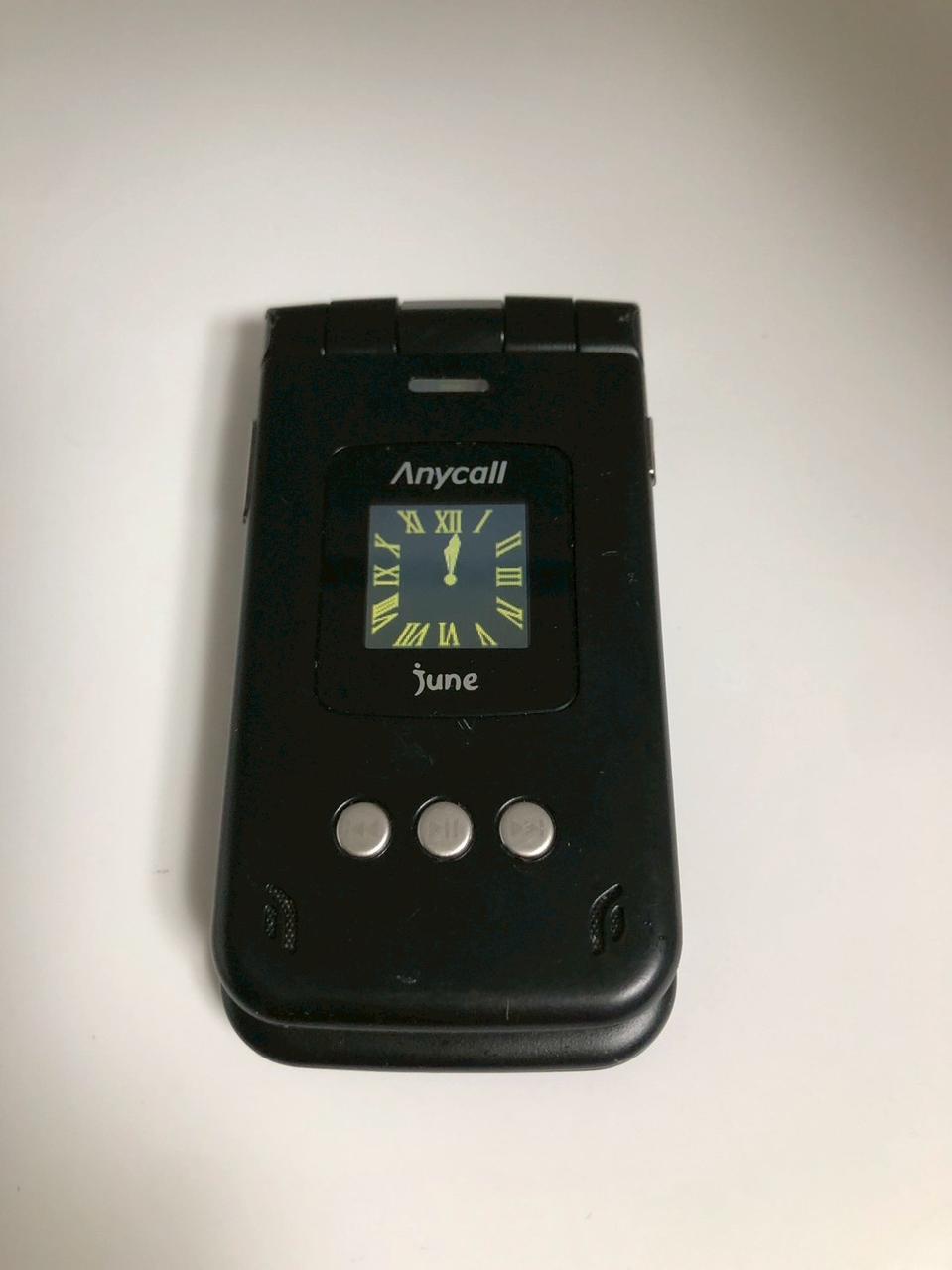 애니콜 블루투스 초슬림폰 블랙 소장용 또는 부품용 판매