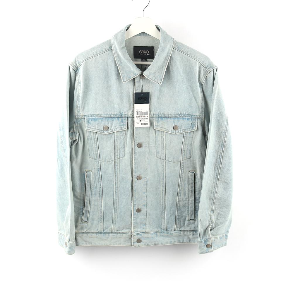 L / 스파오 SPAO 워싱 데님 남성 자켓 / C001P -007