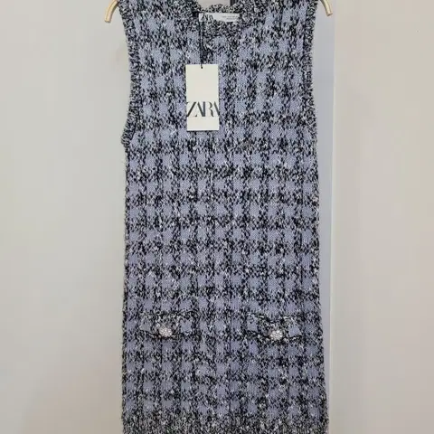 자라 트위드 니트 원피스 M사이즈 택달린새제품