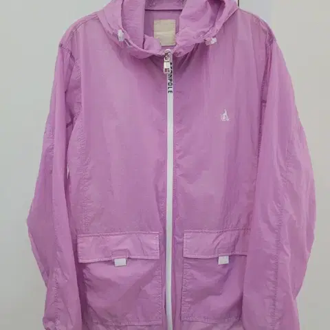 빈폴키즈 라벤더 바람막이 후드 집업 키즈165 여성 55~66