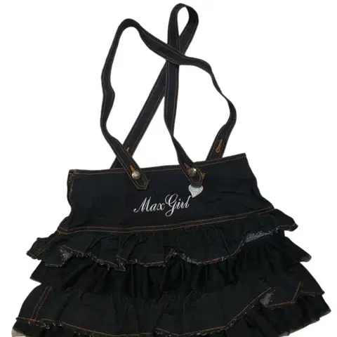 빈티지 데님멜빵 캉캉스커트 달천 그런지페어리 히메갸루 캐캐체 y2k치마