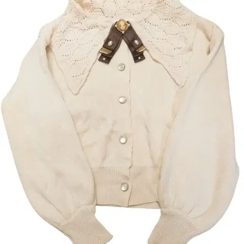 빅카라 레이스프릴 브로치 리본가디건 라떼 히메 로맨틱갸루 달천 핀터깔