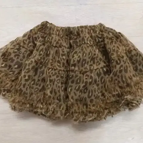 빈티지 호피 캉캉스커트 라떼 오네 히메 로맨틱갸루 핀터깔 y2k 달천대장