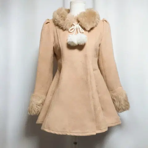 빈티지 플레어코트 원피스 라떼히메갸루 핀터깔 양산형지뢰계 로리타 캐캐체