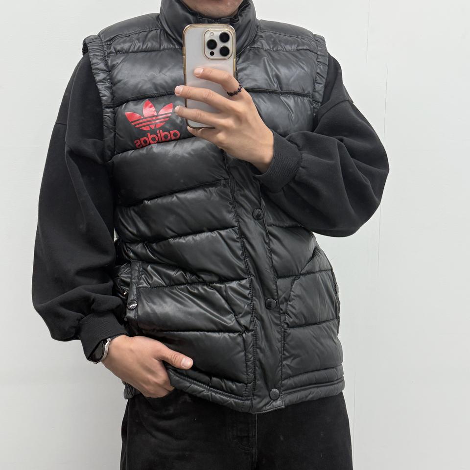 빈티지 아디다스 조끼패딩