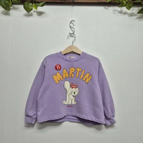 [110]베베드피노 루즈핏 크롭 맨투맨 티셔츠