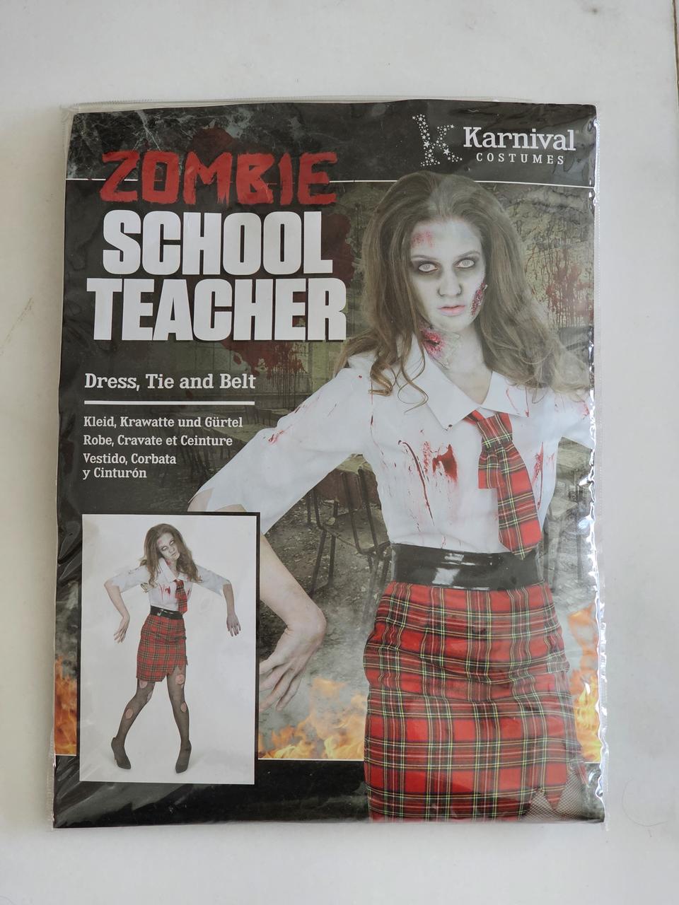 할로윈 Karnival Costumes 좀비 스쿨 티처 코스튬 (Zomb