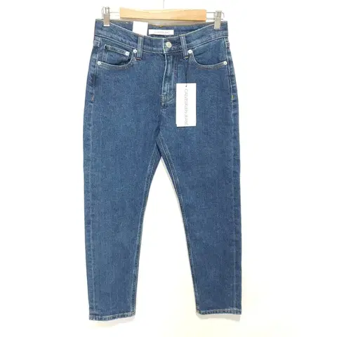 캘빈클라인 미드라이즈 슬림핏 크롭 데님 팬츠 28_M1046