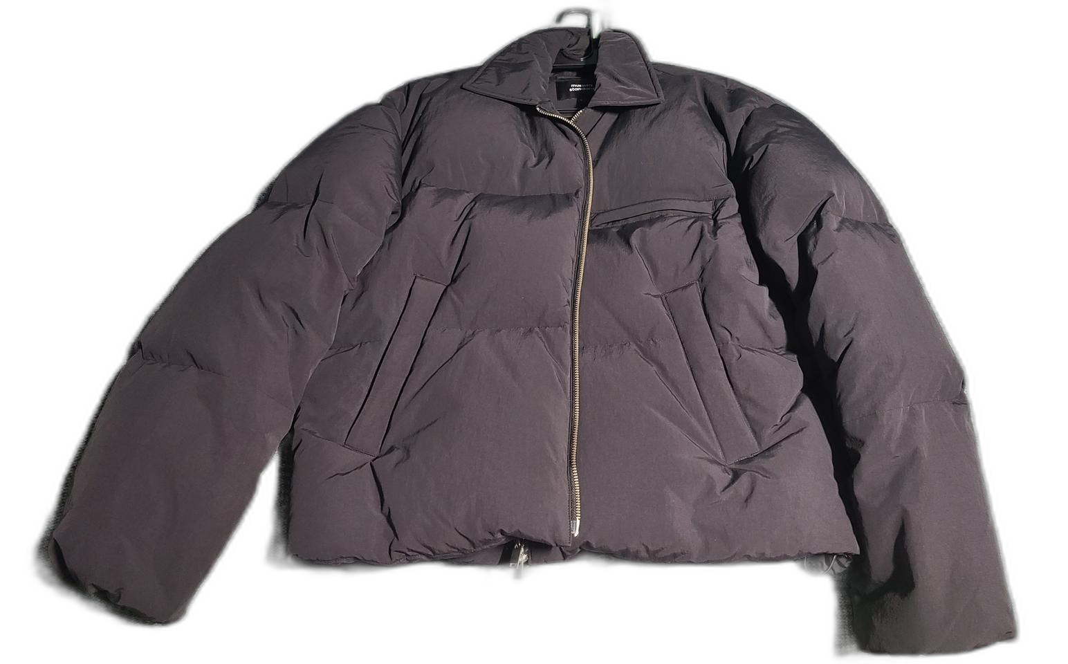 무신사 칼라드 다운 푸퍼 패딩 급처