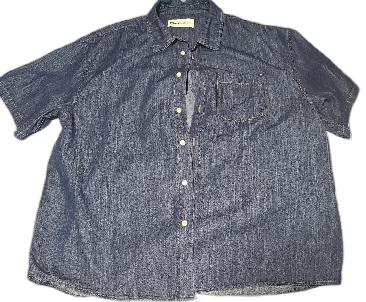 플랙 데님 셔츠 급처