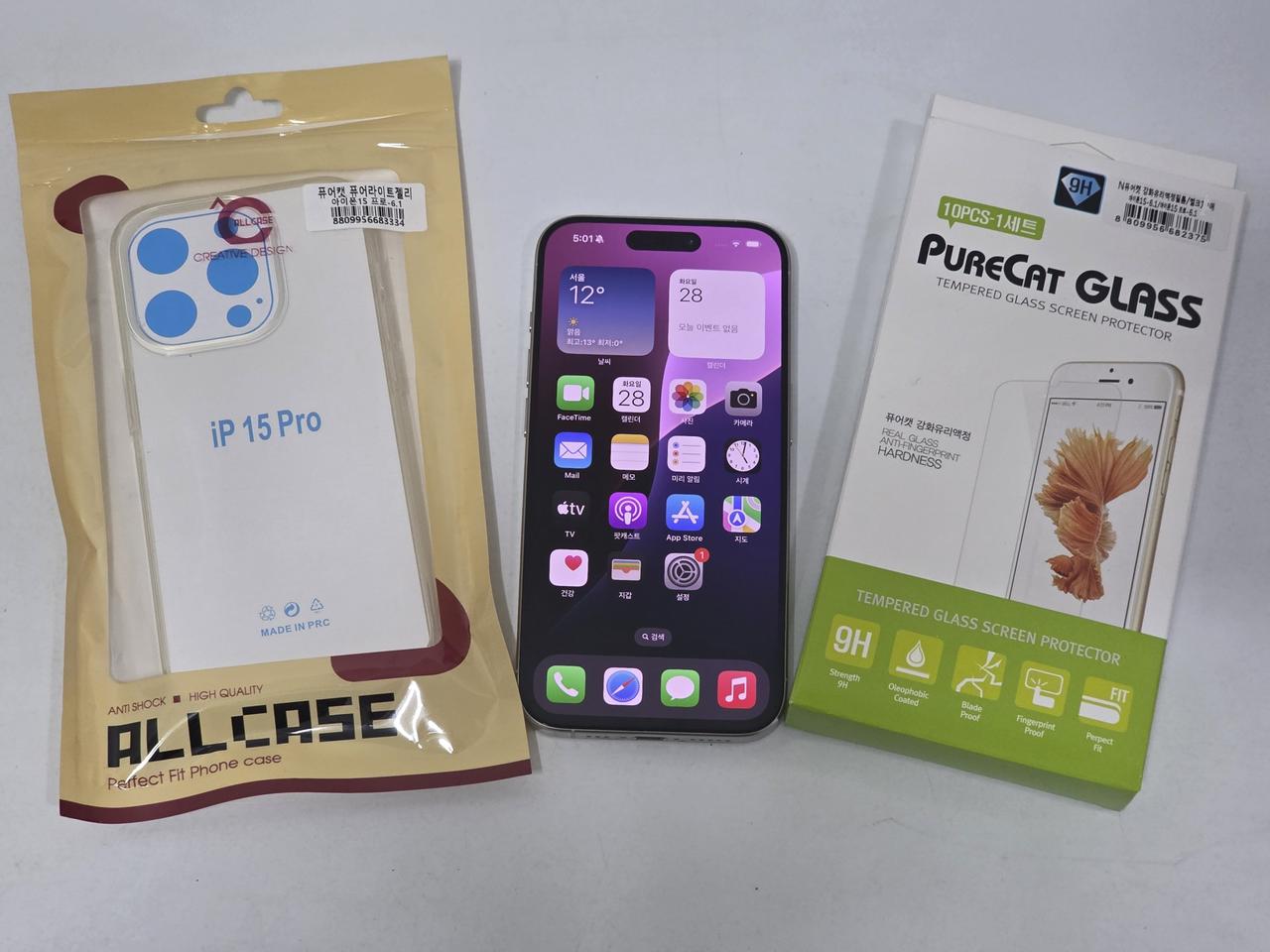 아이폰 15 프로 256 화이트 최상급