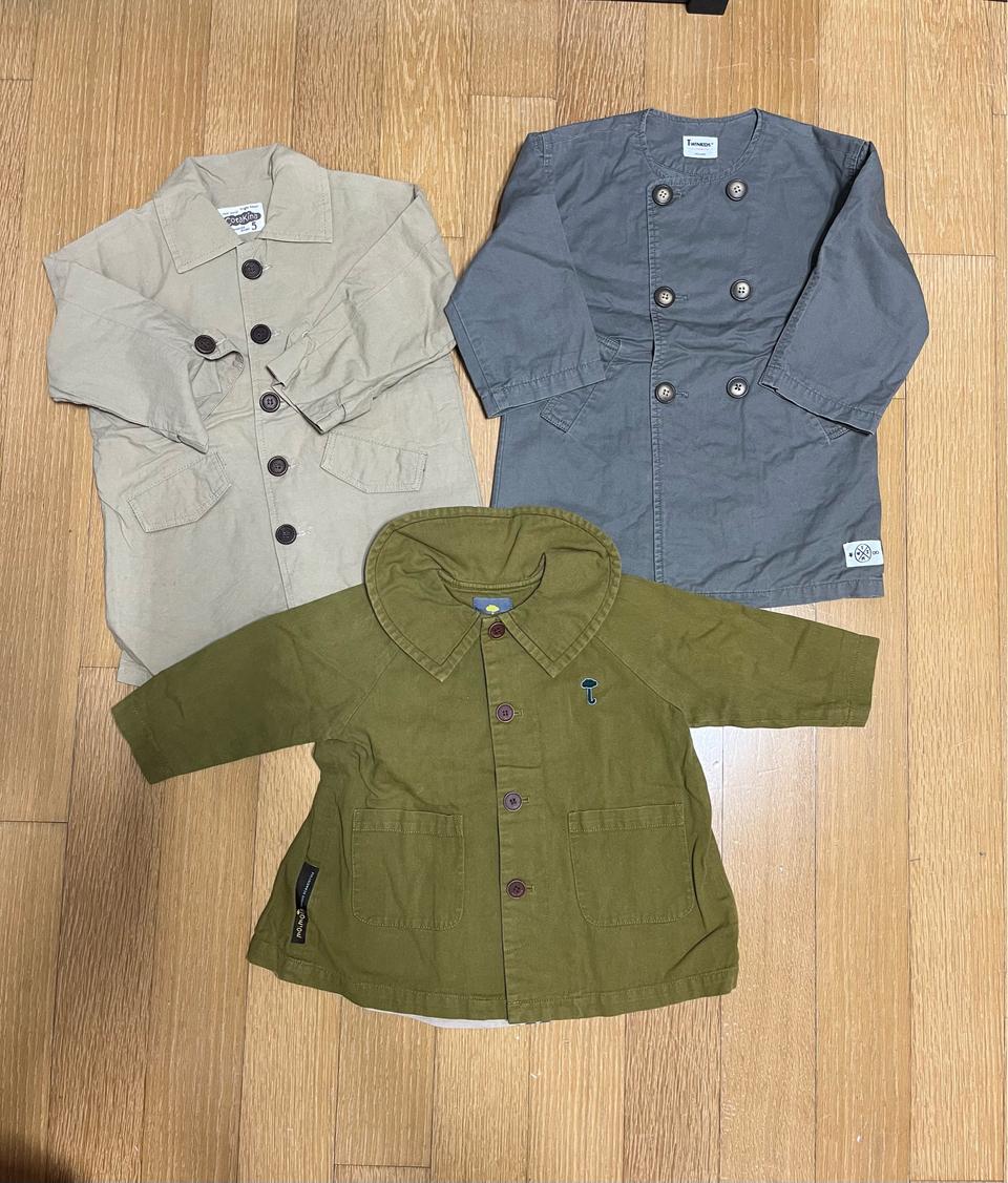 무료배송)남아 100사이즈 봄가을 외투 일괄판매