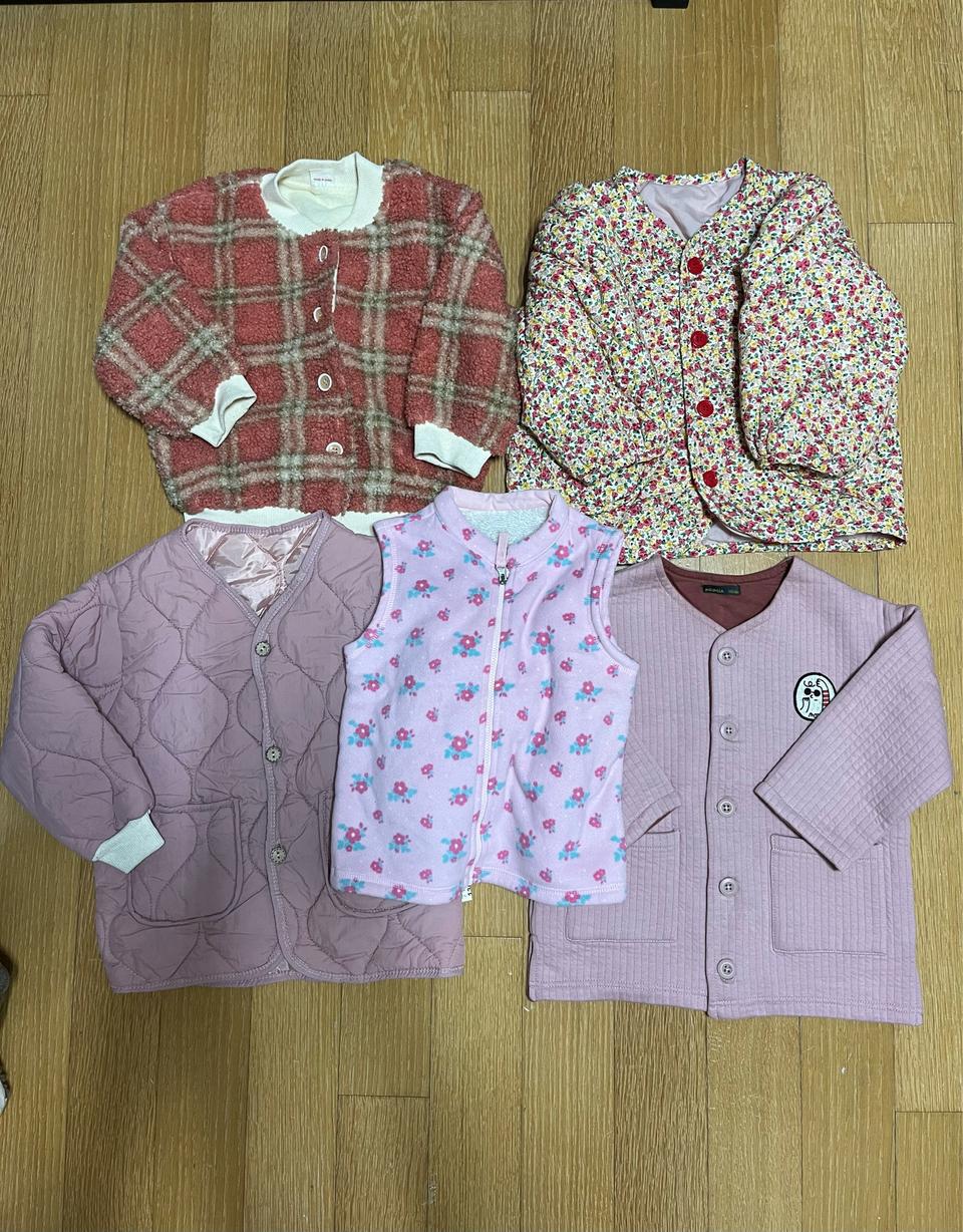 무료배송)여아 100사이즈전후(100-110)점퍼 일괄