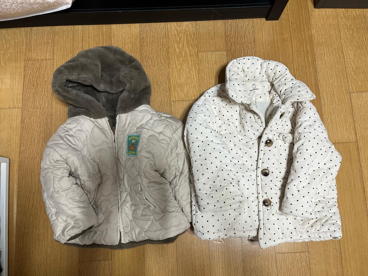 무료배송)아동 100사이즈 겨울외투 일괄