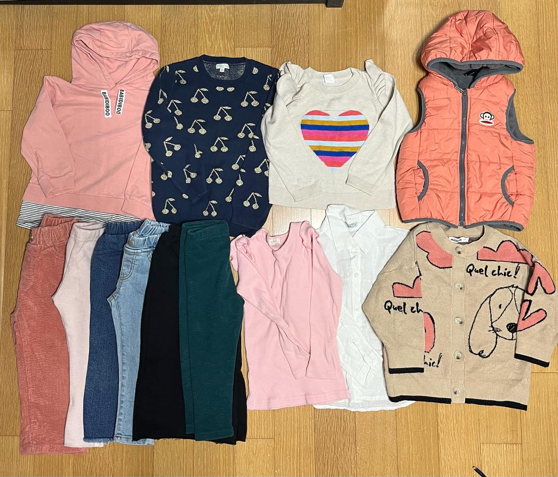 무료배송)여아 100사이즈 전후 일괄판매