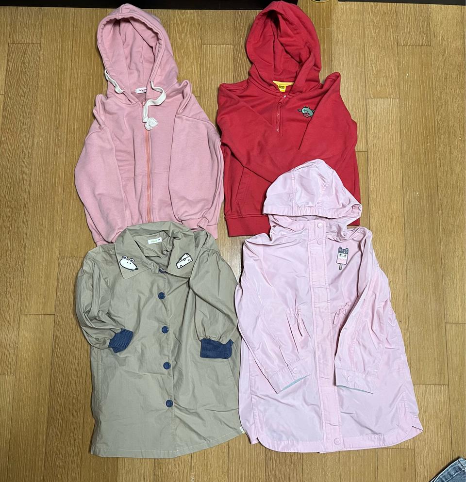 무료배송)여아 110-120사이즈 봄가을 간절기 외투