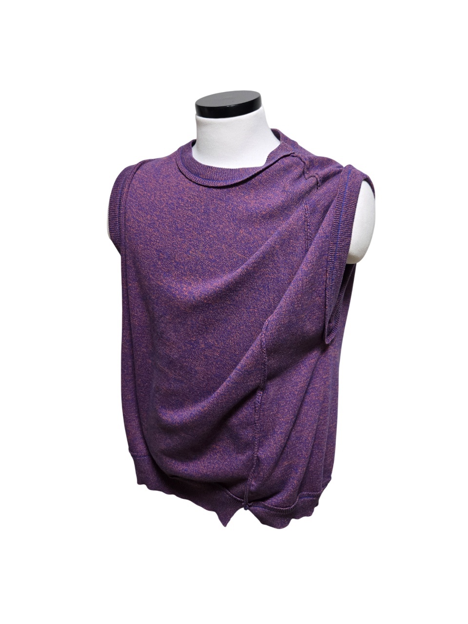 아더에러 21ss 언밸런스 니트 베스트 (태그 포함)