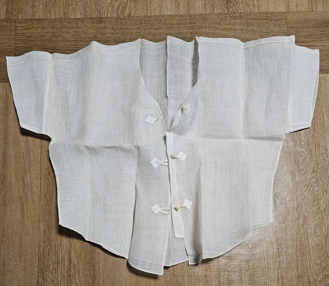 깨끗한   모시적삼