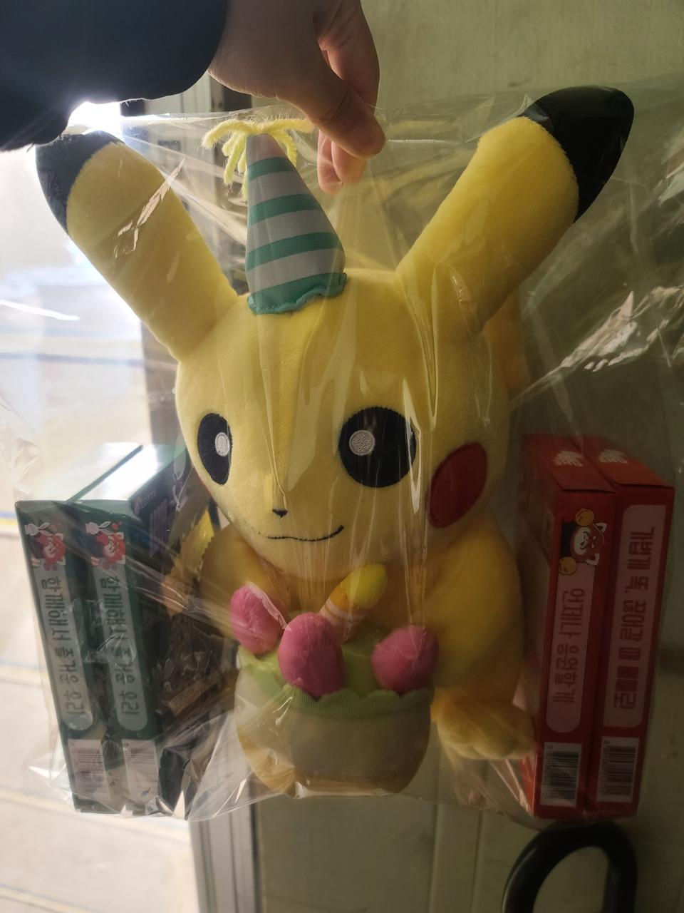 생일 피카츄 인형