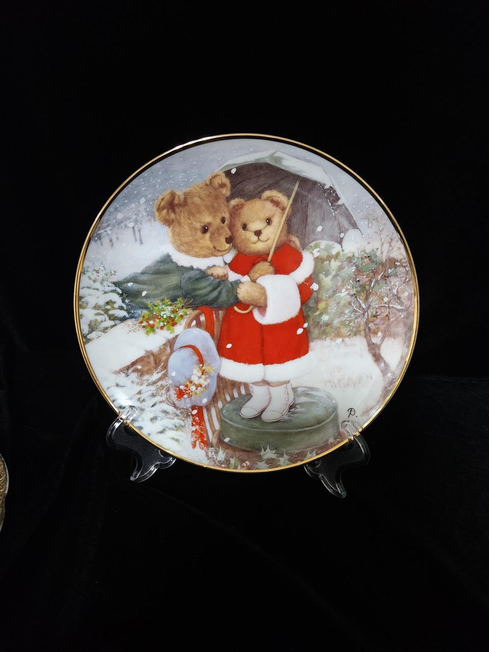 프랭클린 민트 장식접시