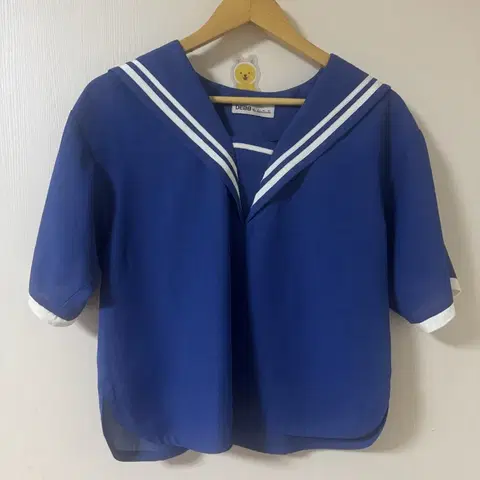 DEBB 세라복 스타일 블루 블라우스