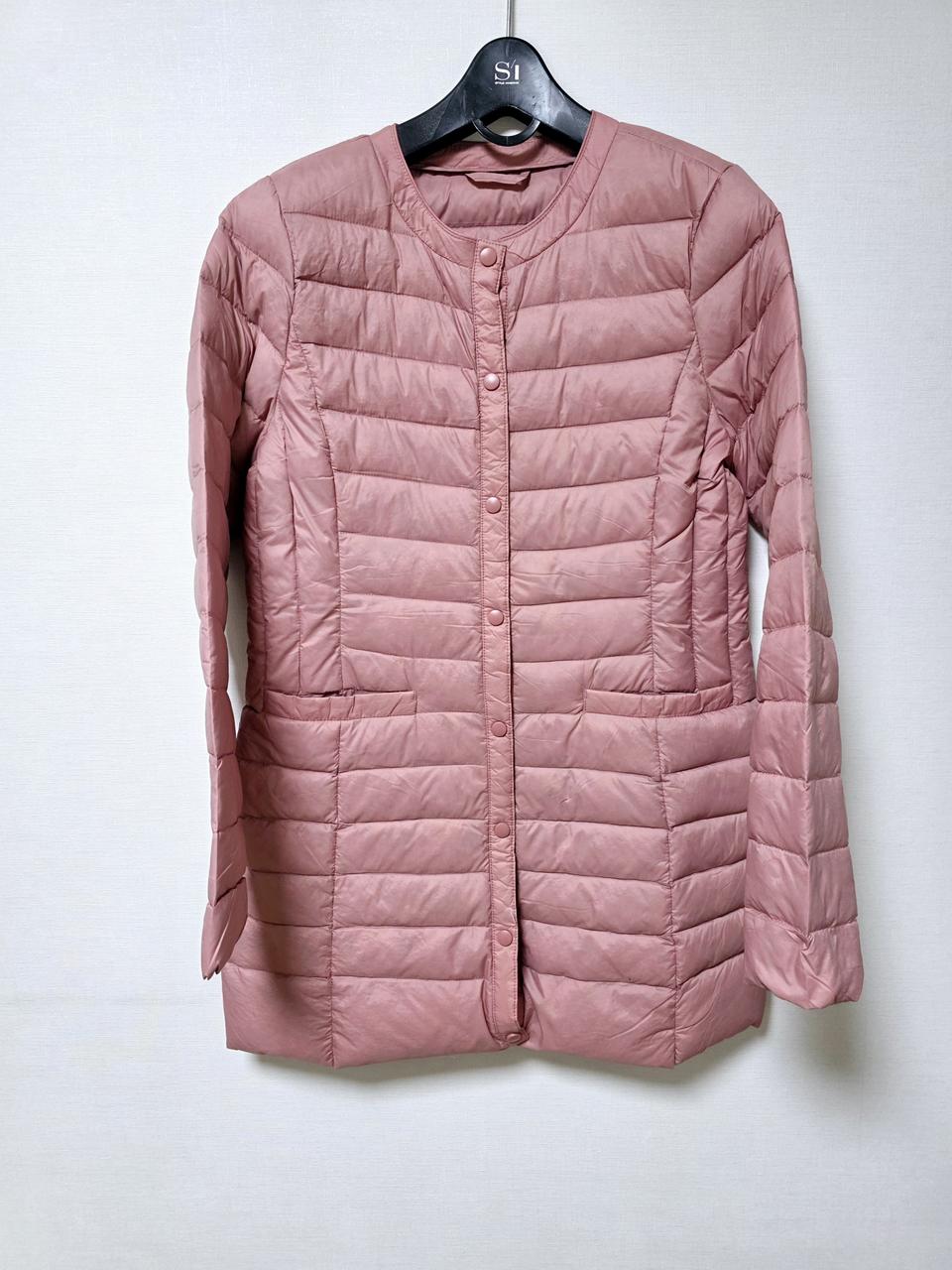 여성 거위털 경량 패딩 55 / 인디핑크 / 상태최상