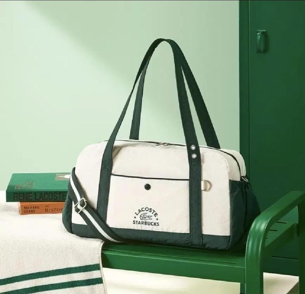 스타벅스 라코스테 멀티플백, 그린