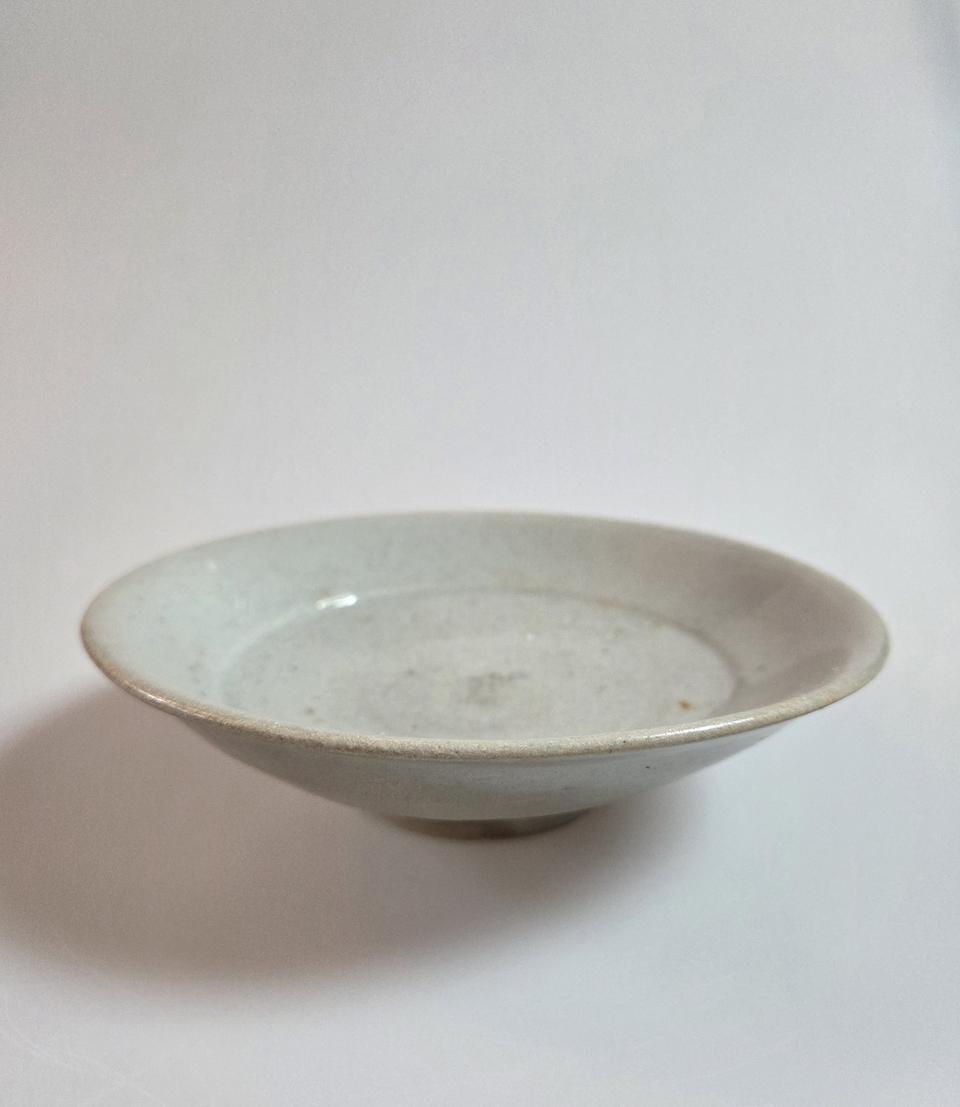 고도자기 조선초기 조선백자 관요사기접시